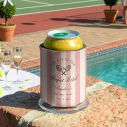 Perfekter Tennis-Junggesellinnenabschied Dosenkühler