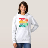 Perfekter Text Motivierend Quotes Hoodie (Vorne ganz)