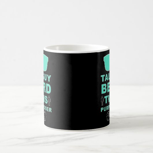Perfekter Typ Tall Typ Beard Twins Lila Hoser Dud Kaffeetasse (Mittel)