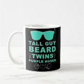Perfekter Typ Tall Typ Beard Twins Lila Hoser Dud Kaffeetasse (Links)