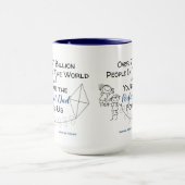 Perfekter VATER für mich - Junge & Girl Tasse (Zentrum)