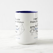 Perfekter VATER für mich - vom Mädchen Tasse (Zentrum)