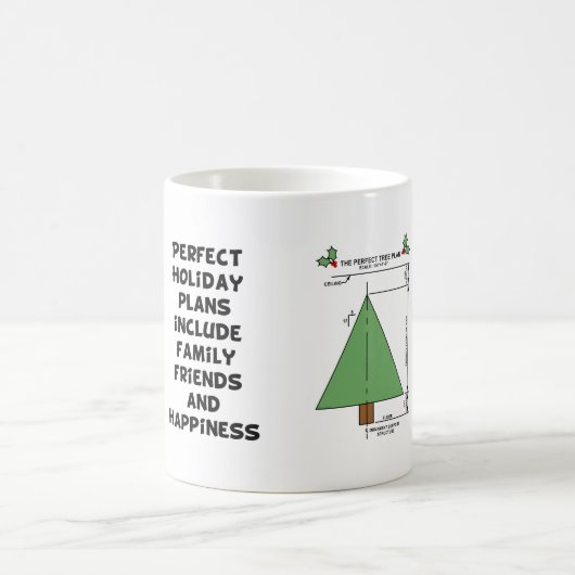 Perfekter Weihnachtsbaum Kaffeetasse (Mittel)