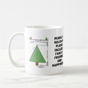 Perfekter Weihnachtsbaum Kaffeetasse