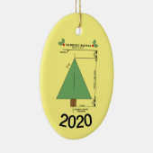 Perfekter Weihnachtsbaum Keramik Ornament (Rechts)