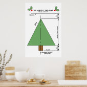 Perfekter Weihnachtsbaum Poster (Küche)