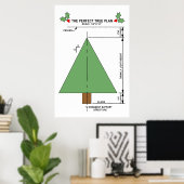 Perfekter Weihnachtsbaum Poster (Heimbüro)