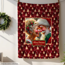 Perfekter Weihnachtsblanket Cosy Throw Mr. Claus