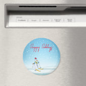 Perfekter Weihnachtsschneemann Magnet (In Situ (Geschirrspüler))