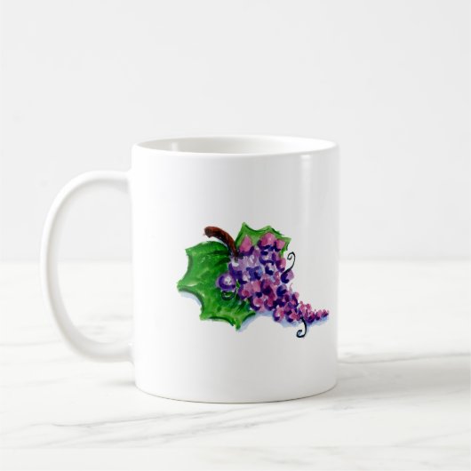 perfekter Weinbergtag Kaffeetasse (Links)