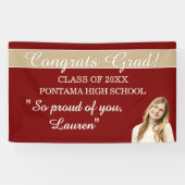 Perfektes Abschluss-Congrats-BANNER Banner (Horizontal)