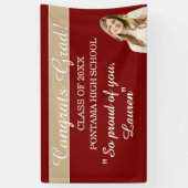 Perfektes Abschluss-Congrats-BANNER Banner (Vertikal)