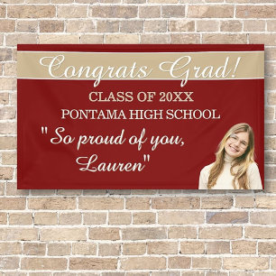 Perfektes Abschluss-Congrats-BANNER Banner