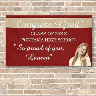 Perfektes Abschluss-Congrats-BANNER Banner