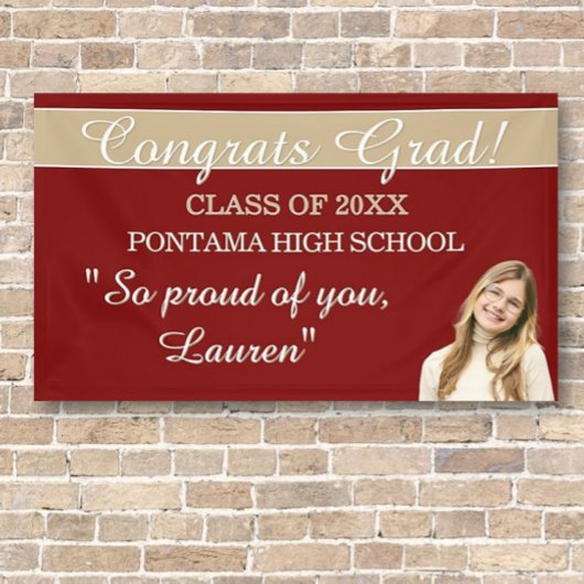 Perfektes Abschluss-Congrats-BANNER Banner