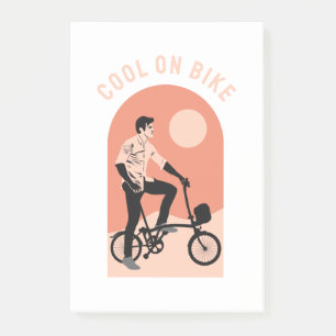 Perfektes Bike-Geschenk - Cool auf dem Bike Post-it Klebezettel