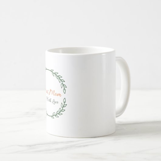 Perfektes Bonus-Mama-Geschenk - mit Liebe Tasse ei (VorderseiteRechts)