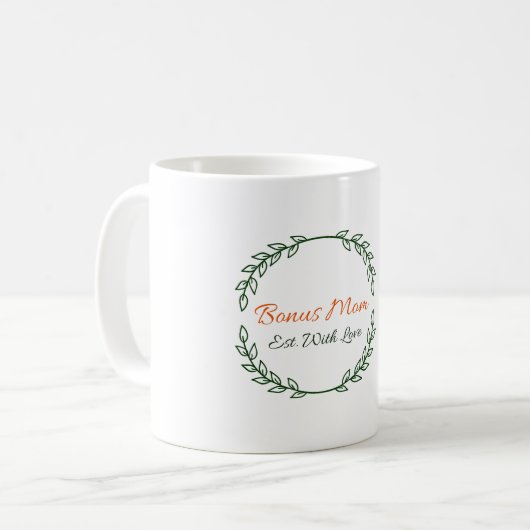 Perfektes Bonus-Mama-Geschenk - mit Liebe Tasse ei (Vorderseite Links)