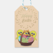 Perfektes, Cooles Osterhühnchen Geschenkanhänger (Rückseite)
