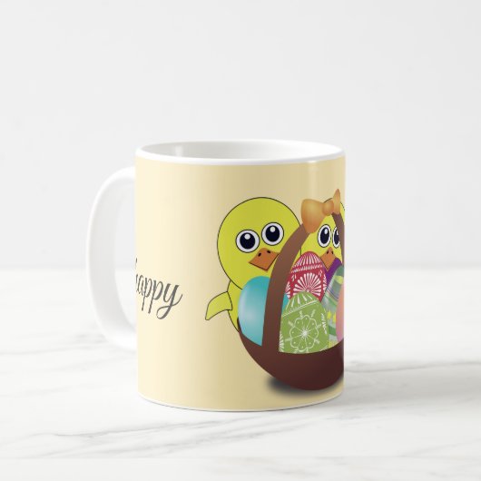 Perfektes, Cooles Osterhühnchen Kaffeetasse (Vorderseite Links)