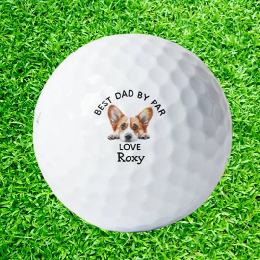 Perfektes Corgi GIFT für den besten Vater von Par Golfball