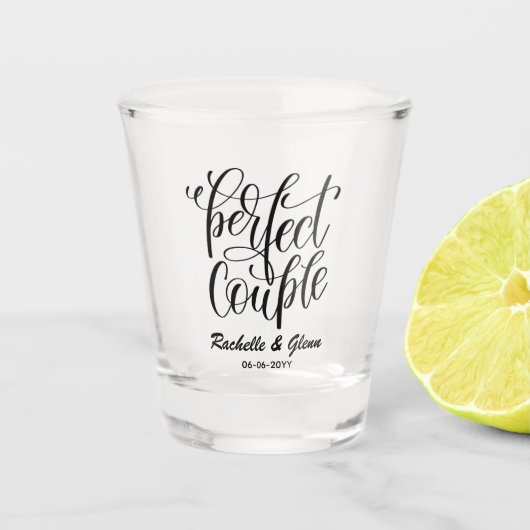 Perfektes Couple Shot Glass Schnapsglas (Vorderseite)
