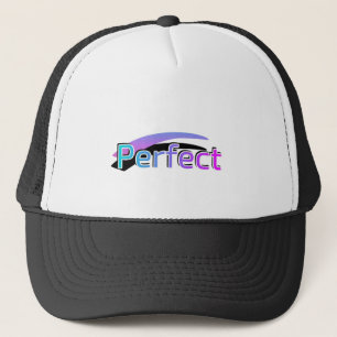 Perfektes Design auf einer schwarzen Kappe