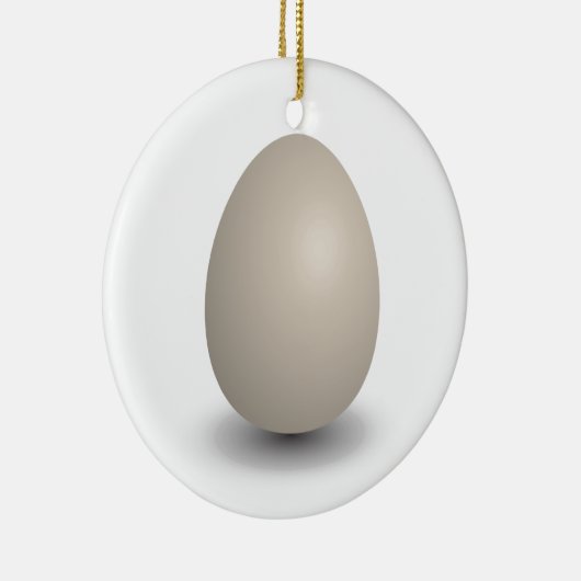 perfektes Ei Keramikornament (Rechts)