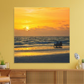 Perfektes Ende Leinwanddruck (Insitu (Wohnzimmer))