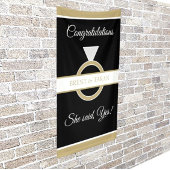 Perfektes Engagement-Party-Banner Banner