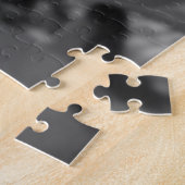 Perfektes Erbe Rosa Rose mit Grau Puzzle (Seite)