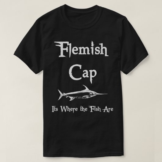 Perfektes flämisches Cap Storm Fishing T-Shirt (Design vorne)