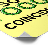 Perfektes Food Funny Poster Sign (Ecke)