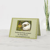 Perfektes Geburtstagsgeschenk Karte (Rückseite)