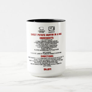 Perfektes Geschenk/Blueberry Sweet Potato Muffin Tasse