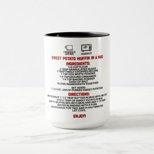 Perfektes Geschenk/Blueberry Sweet Potato Muffin Tasse (Zentrum)