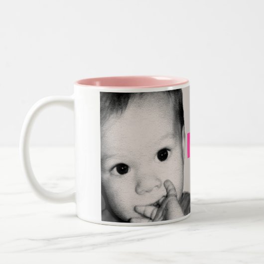 Perfektes Geschenk der Mutter Tages- Zweifarbige Tasse (Links)