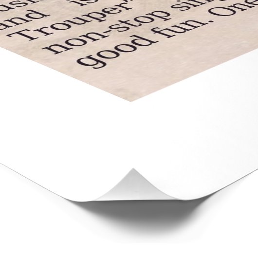 Perfektes Geschenk für eine ABBA und MAMA MIA FAN Poster (Ecke)