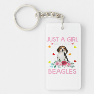 Perfektes Geschenk für Hunde Beagle Besitzer Pet L Schlüsselanhänger