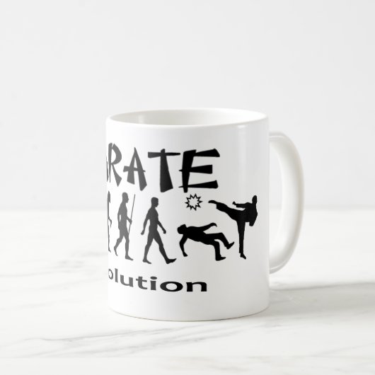 Perfektes Geschenk für jeden in Karate Martial Art Kaffeetasse (VorderseiteRechts)