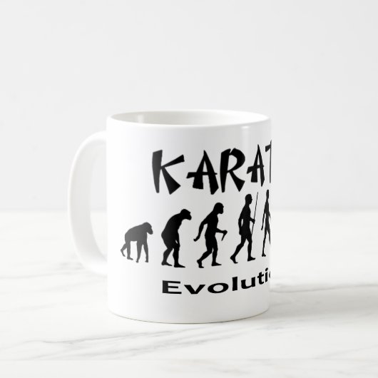 Perfektes Geschenk für jeden in Karate Martial Art Kaffeetasse (Vorderseite Links)