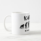 Perfektes Geschenk für jeden in Karate Martial Art Kaffeetasse (Links)