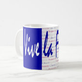 Perfektes Geschenk für Leute die Liebe Frankreich Kaffeetasse (Vorderseite Links)