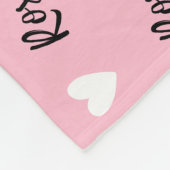 Perfektes Geschenk für Neugeborene & Kleinkinder" Fleecedecke (Ecke)