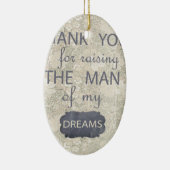 Perfektes Geschenk für Schwiegermutter Keramik Ornament (Rechts)