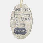 Perfektes Geschenk für Schwiegermutter Keramik Ornament (Links)