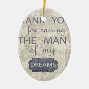 Perfektes Geschenk für Schwiegermutter Keramik Ornament