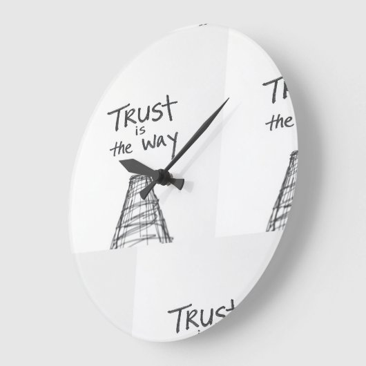 PERFEKTES GESCHENK POR JEMANDEM MIT LEBENSZWECK GROßE WANDUHR (Winkel)