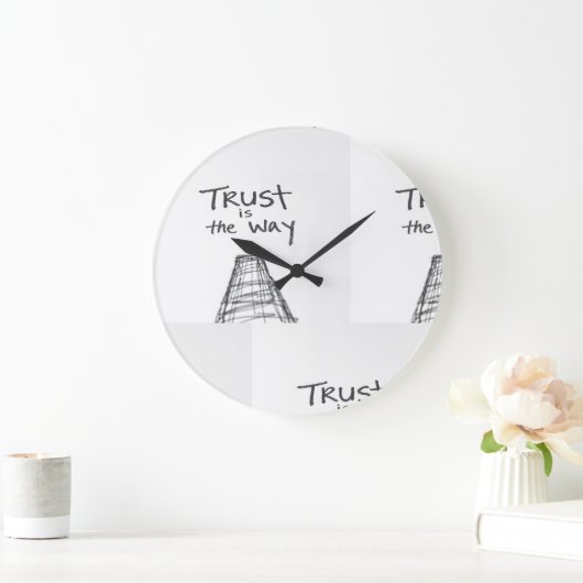 PERFEKTES GESCHENK POR JEMANDEM MIT LEBENSZWECK GROßE WANDUHR (Zuhause)