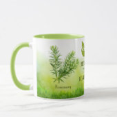 Perfektes Geschenk/ Rosemary Tea Herbal Remedy Tasse (Links)
